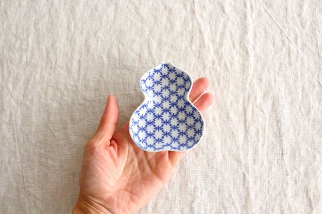 Azumaya Sauce Plate Gourd Inban-Detail2