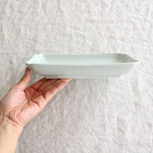 Azumaya Rectangle Plate White | Sushi Plate-Detail3