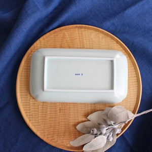 Azumaya Rectangle Plate White | Sushi Plate-Detail5