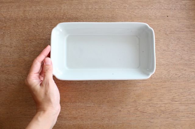 Azumaya Rectangle Plate White | Sushi Plate-Detail6