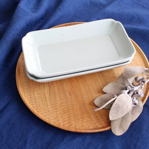 Azumaya Rectangle Plate White | Sushi Plate-Detail8