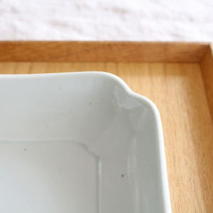 Azumaya Square Plate White 15.8㎝/6.2in | Sushi Plate-Detail4