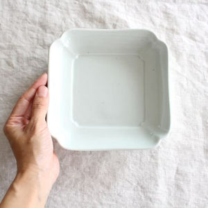 Azumaya Square Plate White 15.8㎝/6.2in | Sushi Plate-Detail5