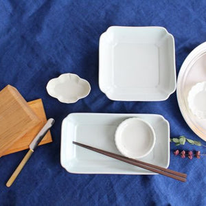 Azumaya Square Plate White 15.8㎝/6.2in | Sushi Plate-Detail10