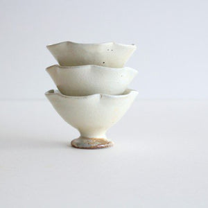 Furutani Seitosho Flower Petal Small Bowl White-Detail9