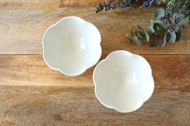 Furutani Seitosho Flower Petal Small Bowl White-Detail10