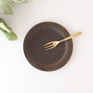 Furutani Seitosho Ruffle Plate Brown S-TOP
