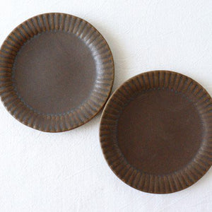 Furutani Seitosho Ruffle Plate Brown S-Detail11