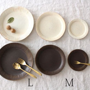Furutani Seitosho Ruffle Plate Brown S-Detail14