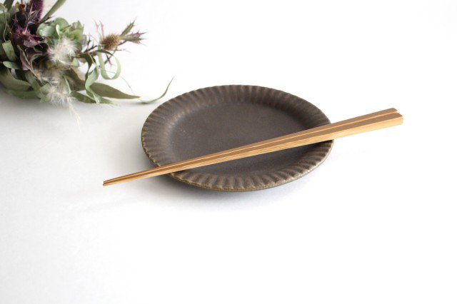 Furutani Seitosho Ruffle Plate Brown S-Detail4