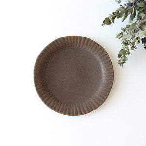 Furutani Seitosho Ruffle Plate Brown S-Detail7