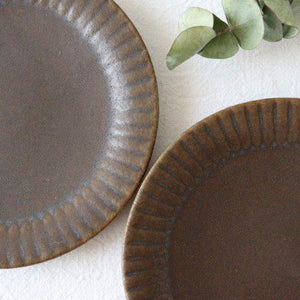 Furutani Seitosho Ruffle Plate Brown S-Detail8