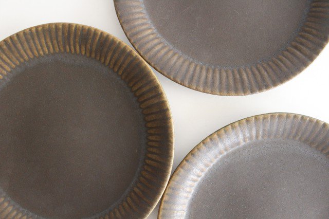 Furutani Seitosho Ruffle Plate Brown M-Detail12