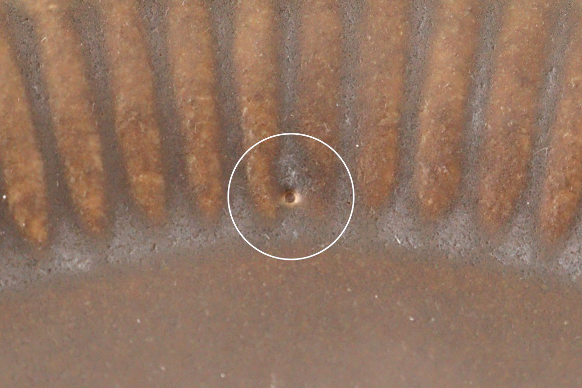 Furutani Seitosho Ruffle Plate Brown M-Detail13