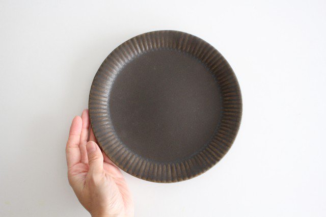 Furutani Seitosho Ruffle Plate Brown M-Detail3