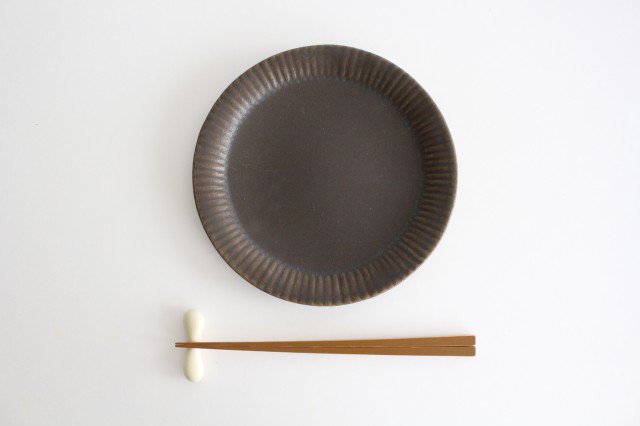Furutani Seitosho Ruffle Plate Brown M-Detail6
