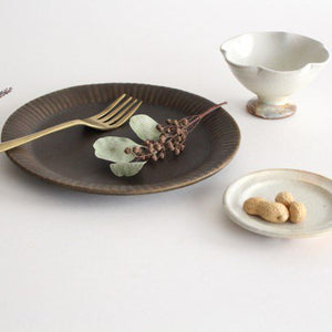 Furutani Seitosho Ruffle Plate Brown M-Detail9