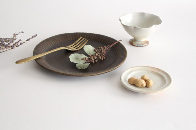 Furutani Seitosho Ruffle Plate Brown M-Detail9