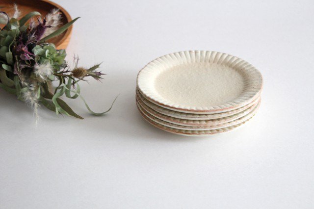 Furutani Seitosho Ruffle Plate White S-Detail4