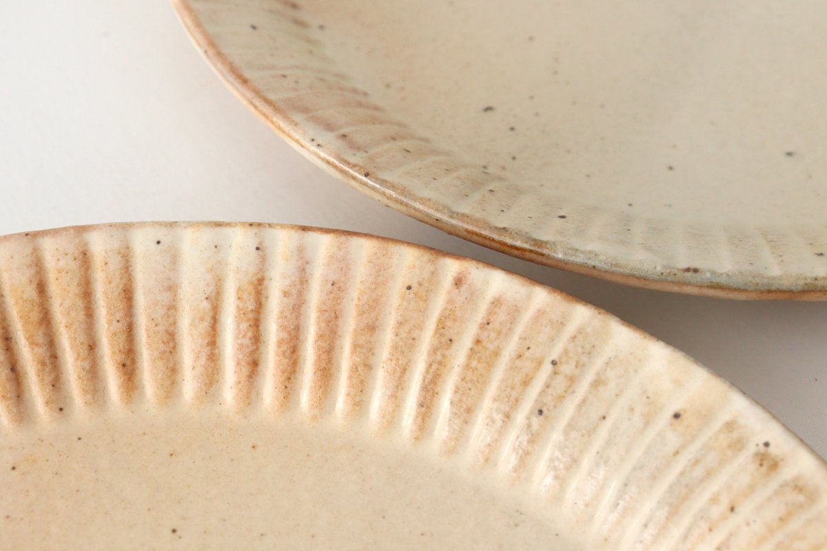 Furutani Seitosho Ruffle Plate White M-Detail12