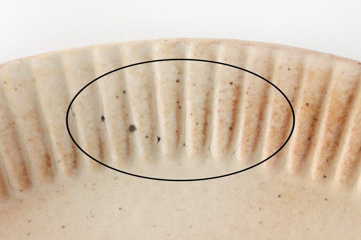 Furutani Seitosho Ruffle Plate White M-Detail13