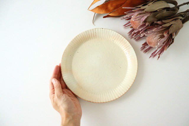 Furutani Seitosho Ruffle Plate White M-Detail3