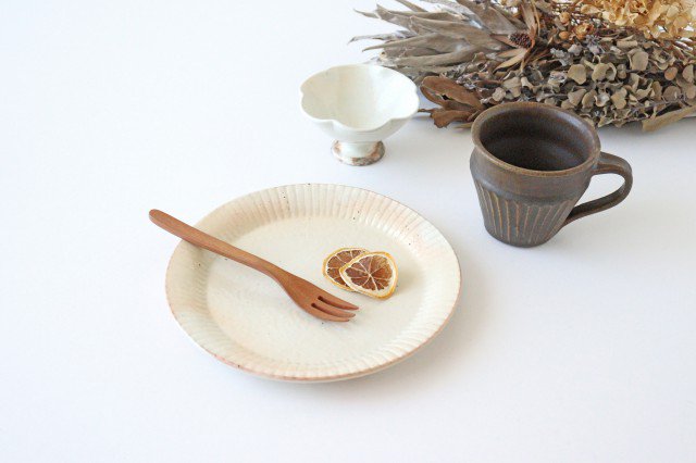 Furutani Seitosho Ruffle Plate White M-Detail4