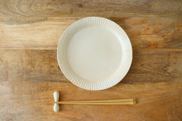 Furutani Seitosho Ruffle Plate White M-Detail5