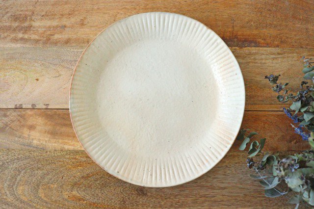Furutani Seitosho Ruffle Plate White L-TOP