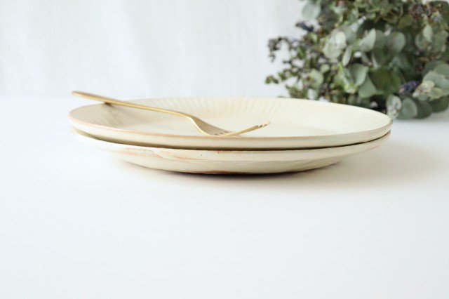 Furutani Seitosho Ruffle Plate White L-Detail5