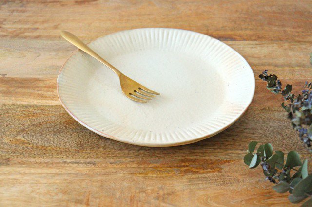 Furutani Seitosho Ruffle Plate White L-Detail7