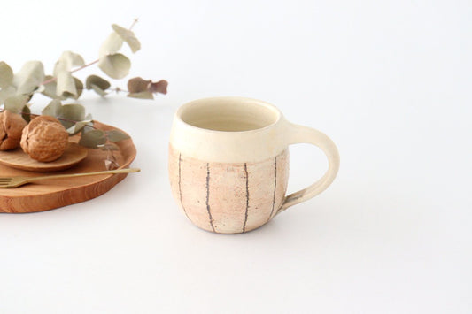 Furutani Seitosho Egg Mug  Vertical-lines-TOP