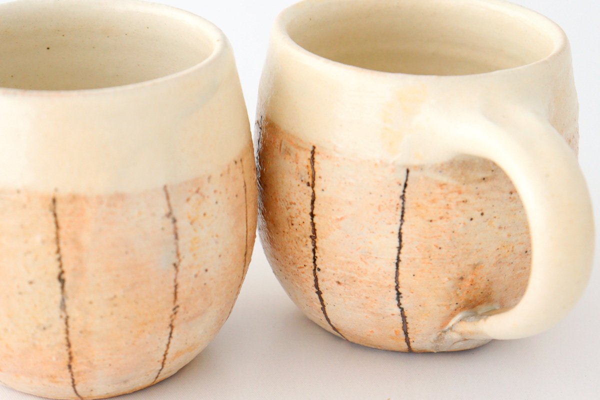 Furutani Seitosho Egg Mug Vertical-lines