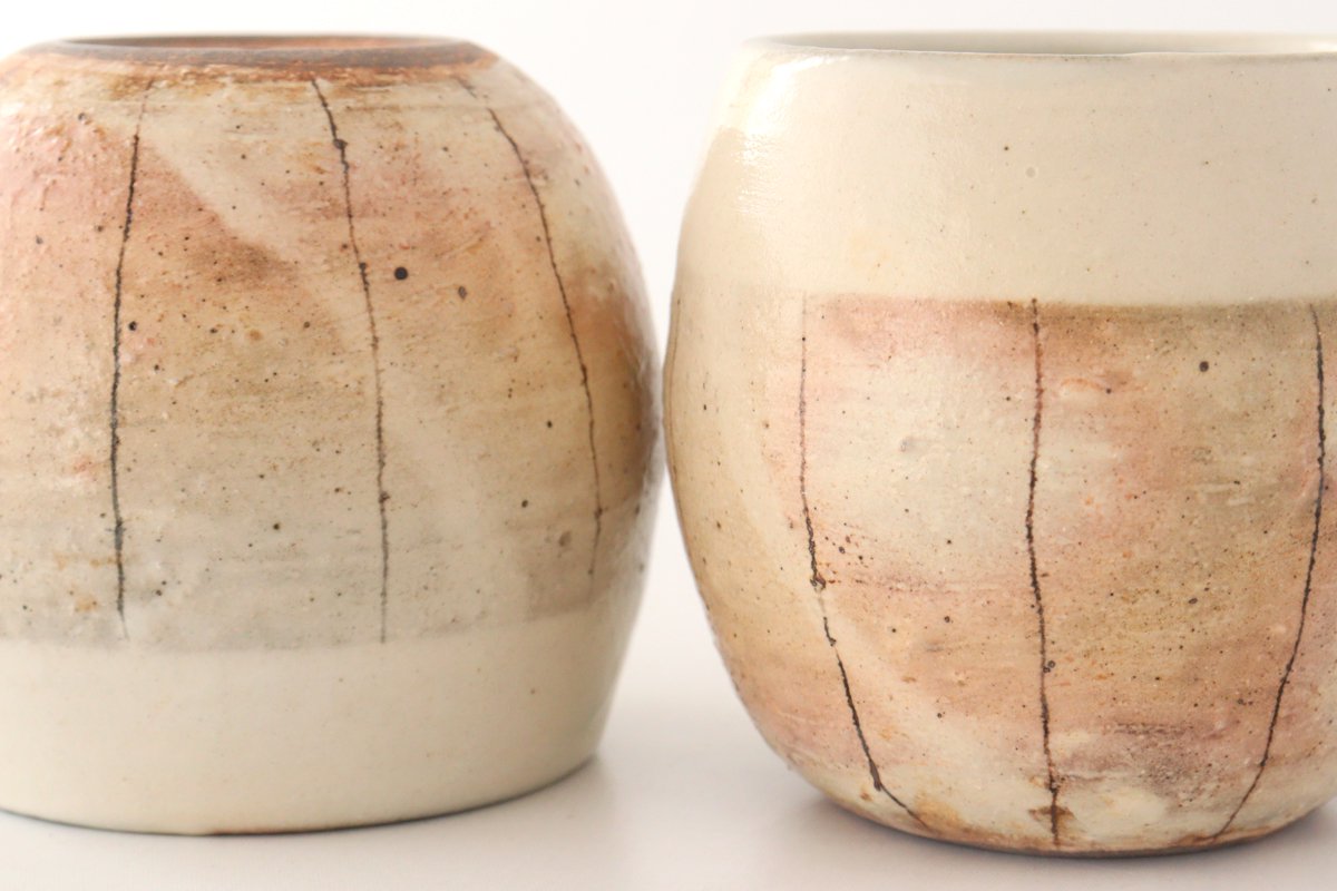 Furutani Seitosho Egg Mug Vertical-lines