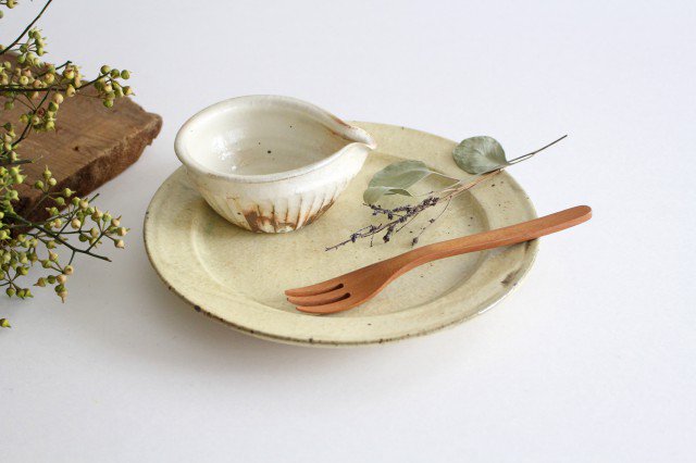 Furutani Seitosho Katakuchi Small Bowl Shinogi White-Detail7