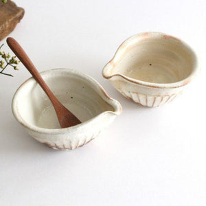 Furutani Seitosho Katakuchi Small Bowl Shinogi White-Detail9