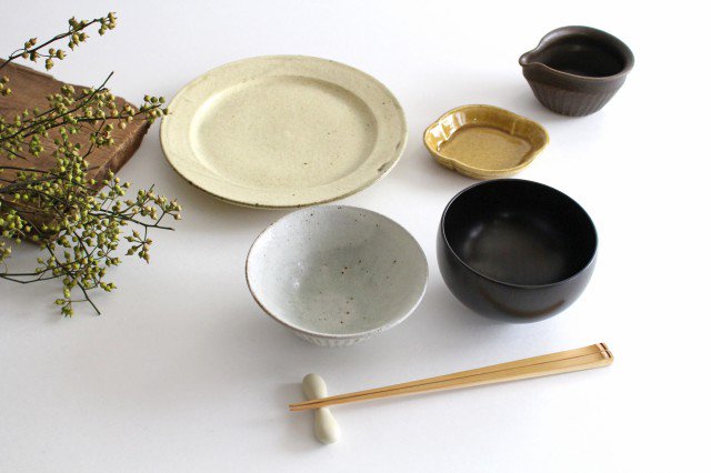 Furutani Seitosho Katakuchi Small Bowl Shinogi Brown