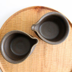 Furutani Seitosho Katakuchi Small Bowl Shinogi Brown-Detail10