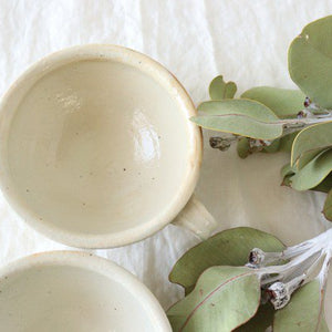 Furutani Seitosho Soup Cup Diagonal Shinogi White-Detail2