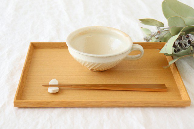 Furutani Seitosho Soup Cup Diagonal Shinogi White-Detail5