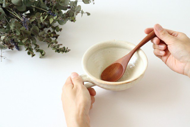 Furutani Seitosho Soup Cup Diagonal Shinogi White-Detail9