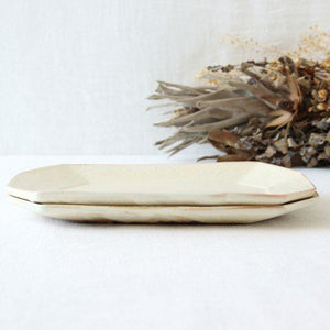 Furutani Seitosho Octagonal Rectangle Plate Small White | Sushi Plate-Detail10