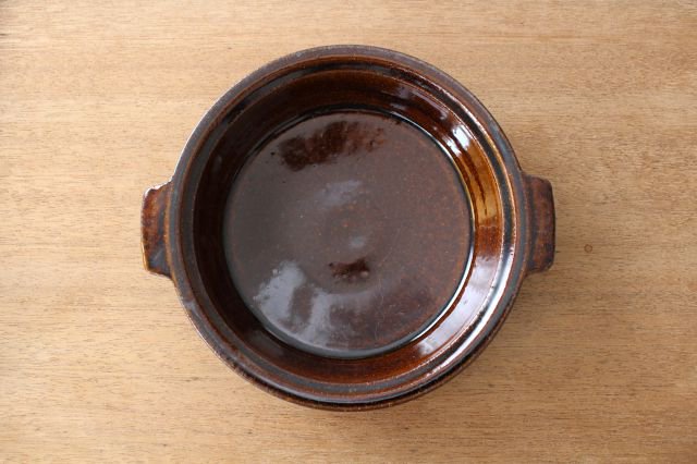 Furutani Seitosho Heat-resistant Plate Brown 21cm/8.3in