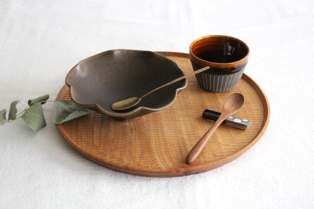 Furutani Seitosho Flower-shaped Small Bowl Brown | Kobachi