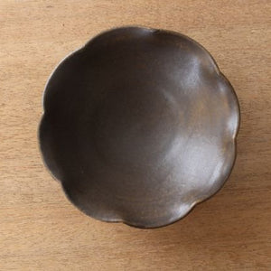 Furutani Seitosho Flower-shaped Small Bowl Brown | Kobachi-Detail3