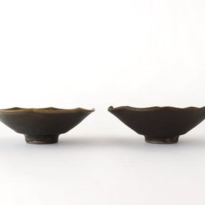 Furutani Seitosho Flower-shaped Small Bowl Brown | Kobachi-Detail4