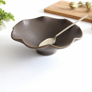 Furutani Seitosho Flower-shaped Small Bowl Brown | Kobachi-Detail7