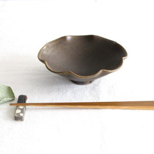 Furutani Seitosho Flower-shaped Small Bowl Brown | Kobachi-Detail9