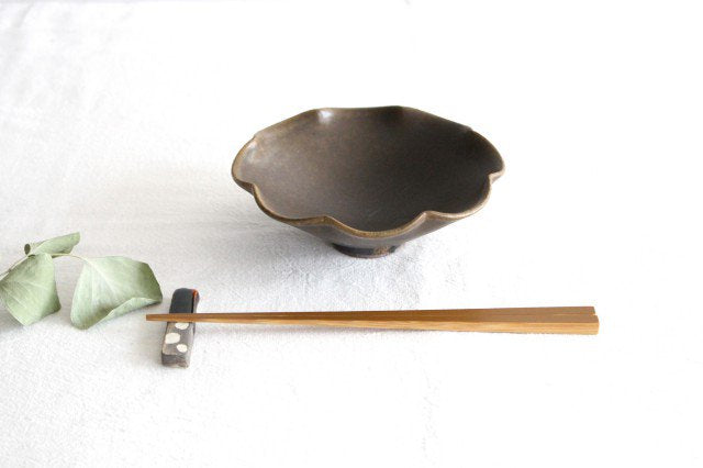 Furutani Seitosho Flower-shaped Small Bowl Brown | Kobachi