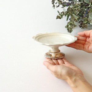 Furutani Seitosho Compote Footed Plate White S-Detail2